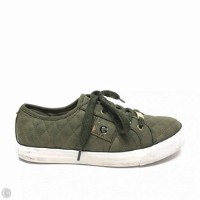 Retro-inspired performance Shoes Sneakers By Guess In Green, Size: 7