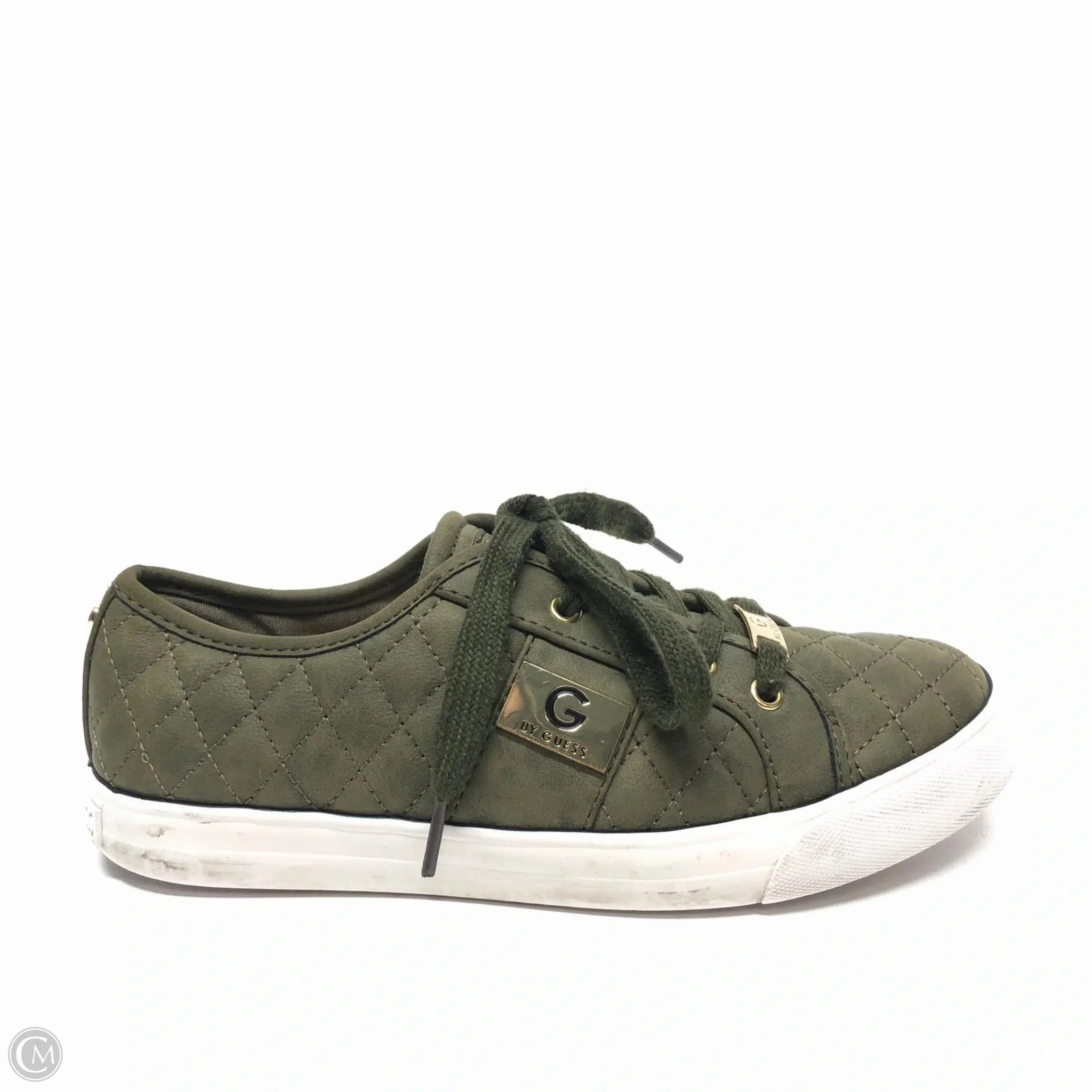Retro-inspired performance Shoes Sneakers By Guess In Green, Size: 7