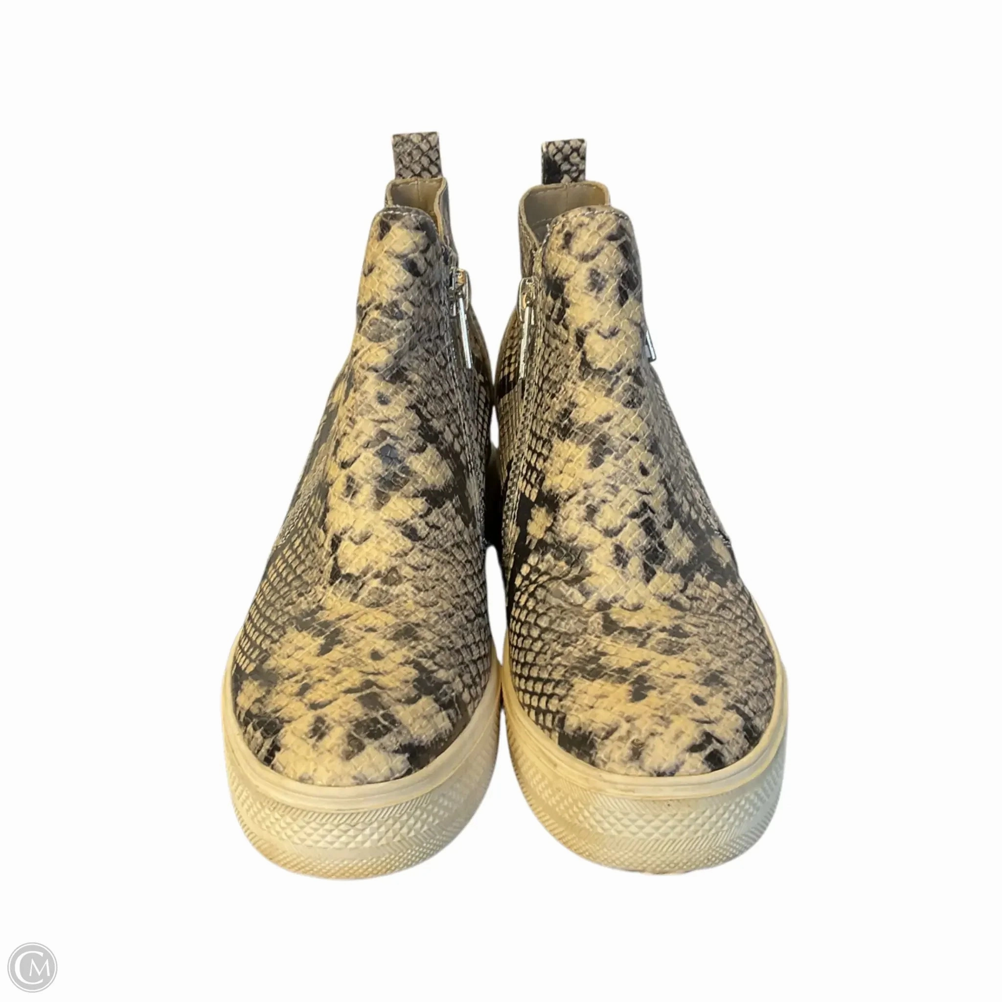 Shoes Sneakers By Steve Madden In Snakeskin Print, Size: 8.5 Motion Vibe