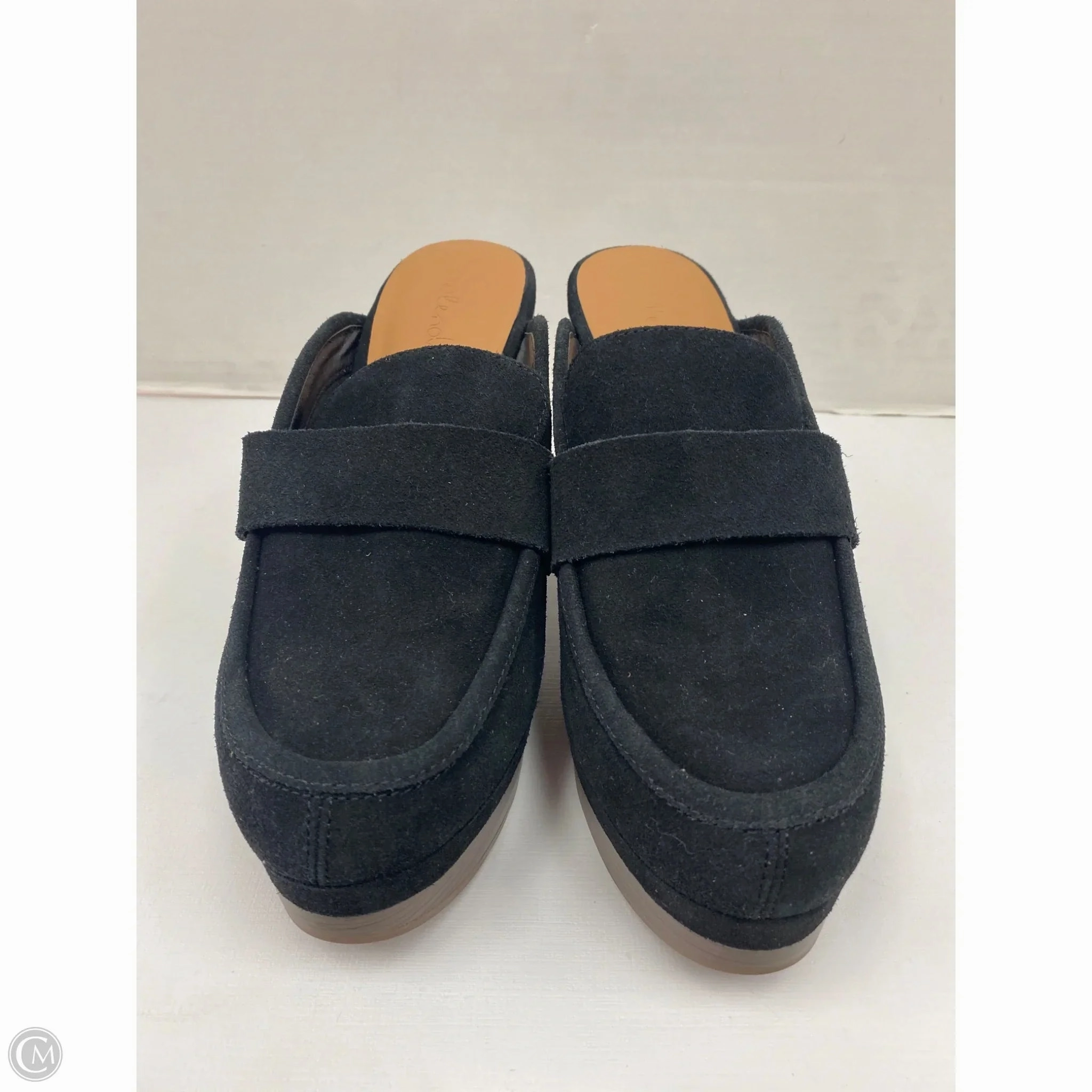 Luxe Footwear Textured Surface Shoes Heels Block By Splendid In Black, Size: 10