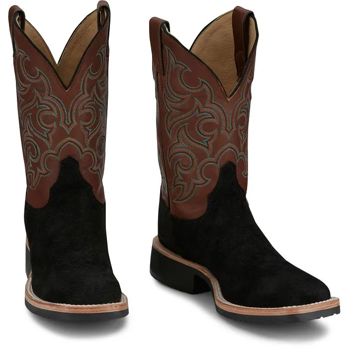 Cushioned Base Thermal Core Adventure Seeker Justin Mens Alamo Bent Rail Boots Style BR389