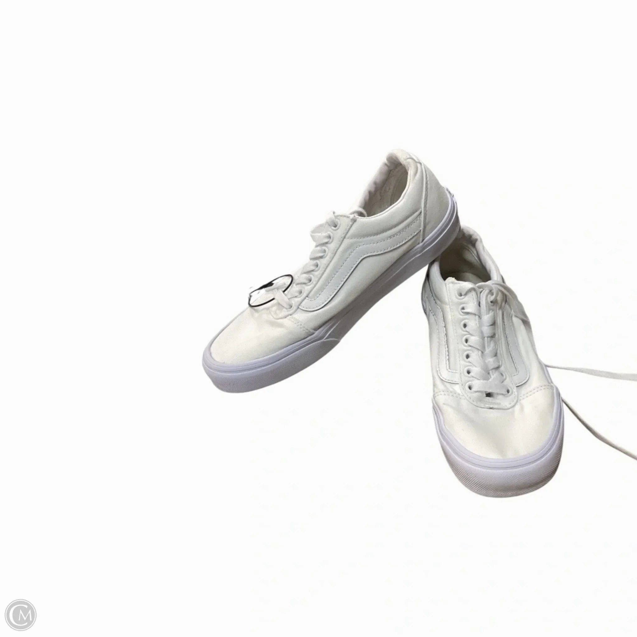 Shoes Sneakers By Vans In White, Size: 7.5 Flat Outsole