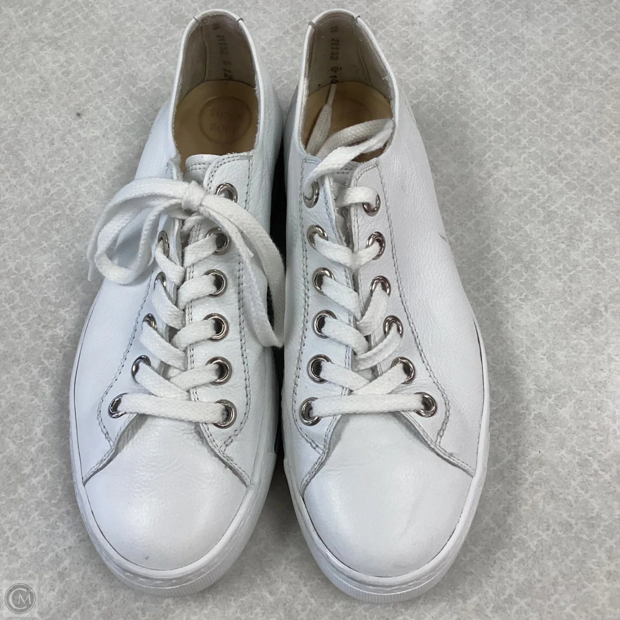Comfy Texture Ultra Flexible Shoes Sneakers By Paul Green In White, Size: 8.5