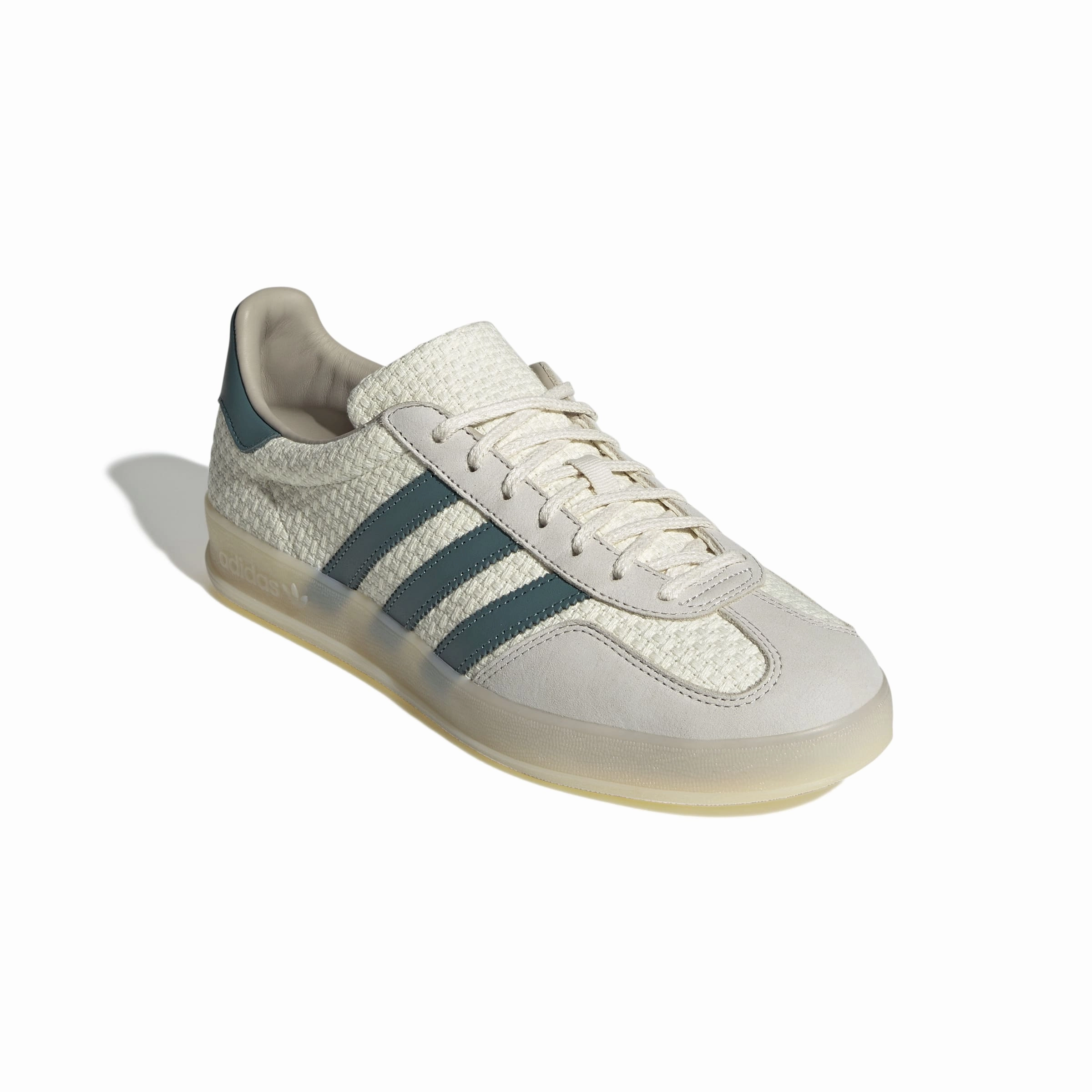 running shoes for 5K races running with a lugged outsole Adidas Mens Gazelle Indoor Shoes