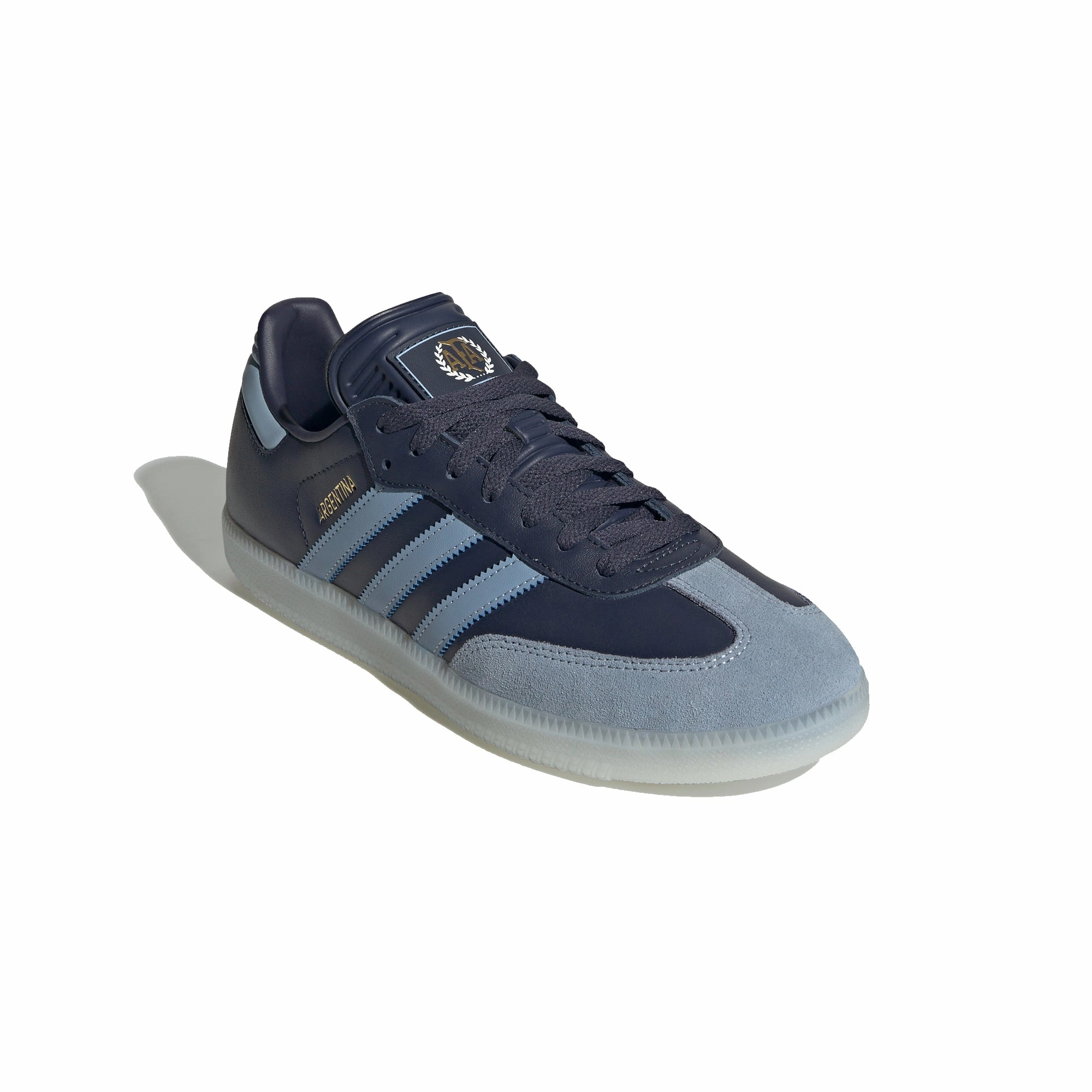 running in a park trail Cushioned Step Adidas Mens Samba AFA Shoes