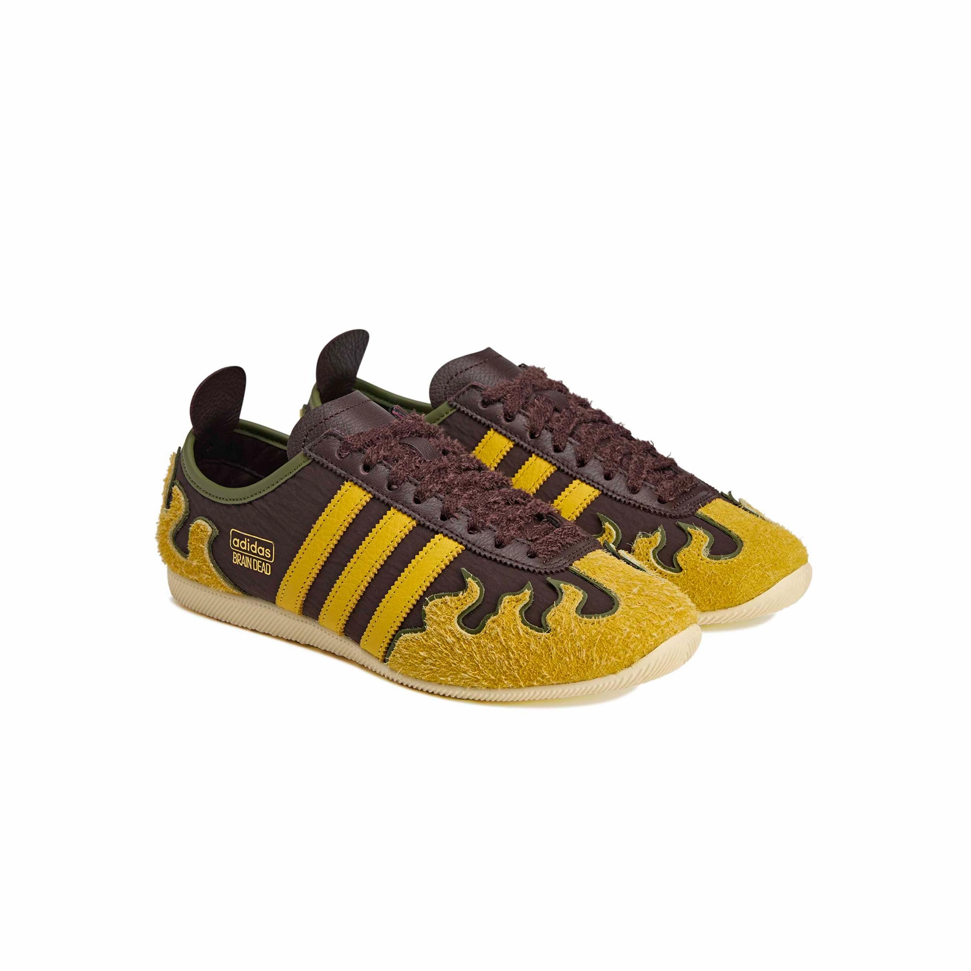 outdoor running footgear reinforced - heel shoes Adidas x Brain Dead Mens Japan Lo Shoes