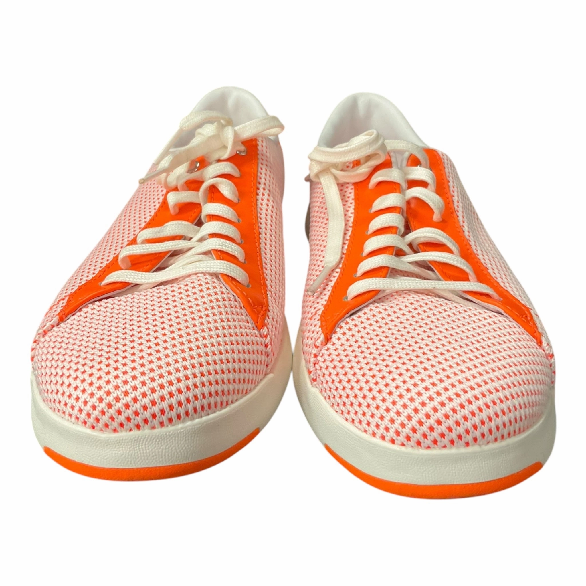 Active Walk Heel Stability Shoes Sneakers By Cole-haan In Orange & White, Size: 10