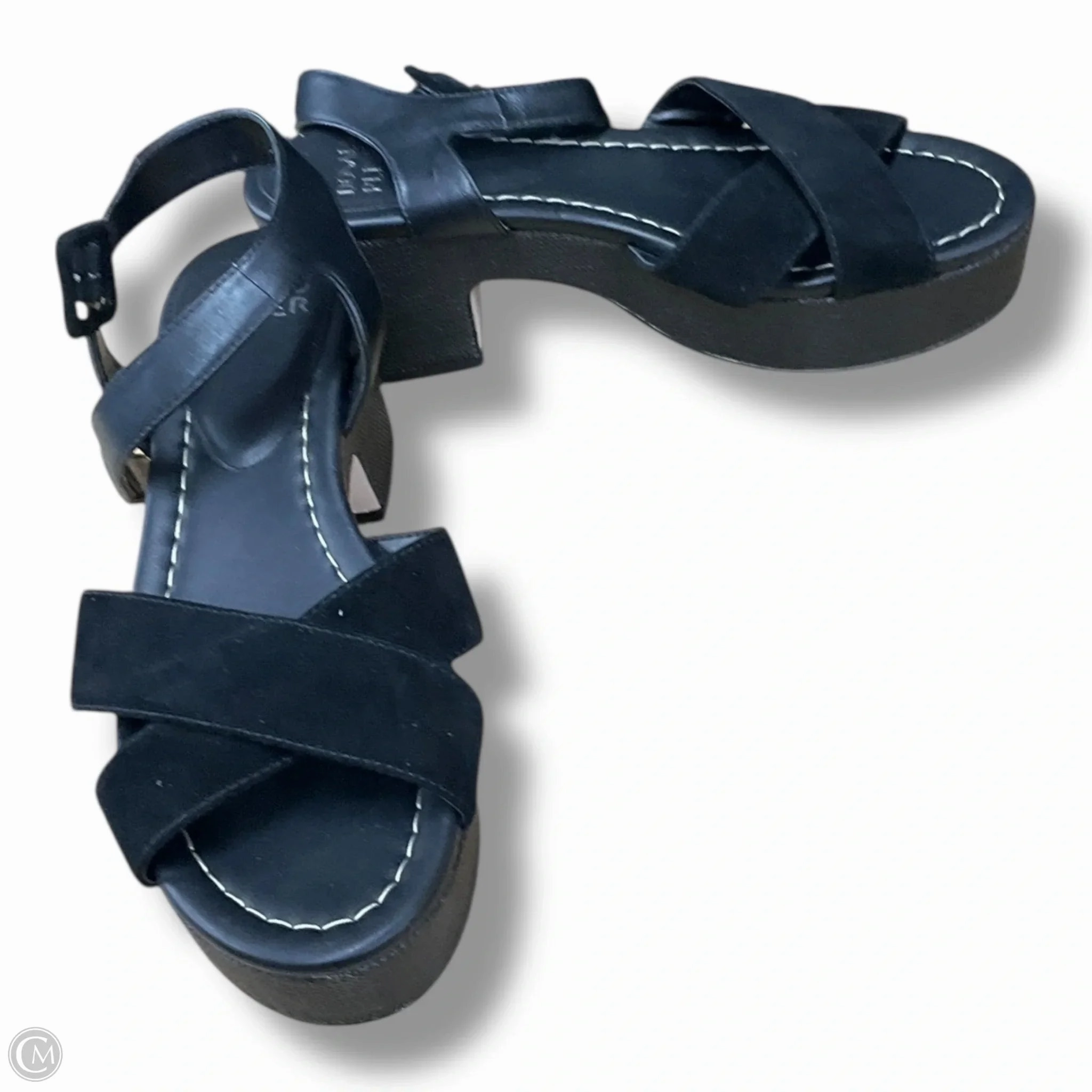 Chic Heeled Booties Padded Shoes Heels Block By Donald Pliner In Black, Size: 8