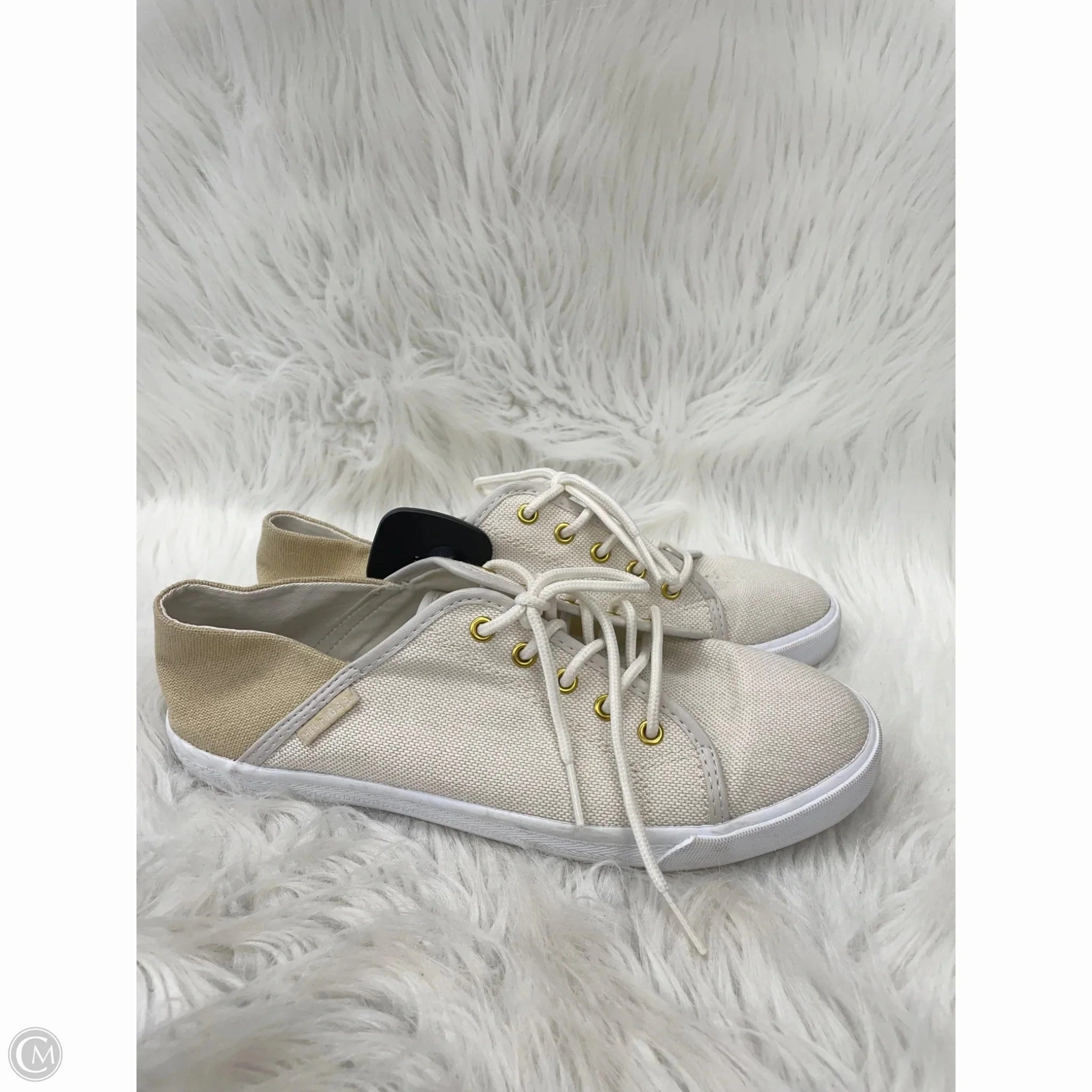 Shoes Sneakers By Tommy Hilfiger In Tan & White, Size: 8.5 Waterproof Lining