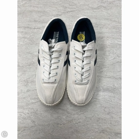 Comfortable Running Grip Enhanced Outsole Shoes Sneakers By Clothes Mentor In Blue & White, Size: 9