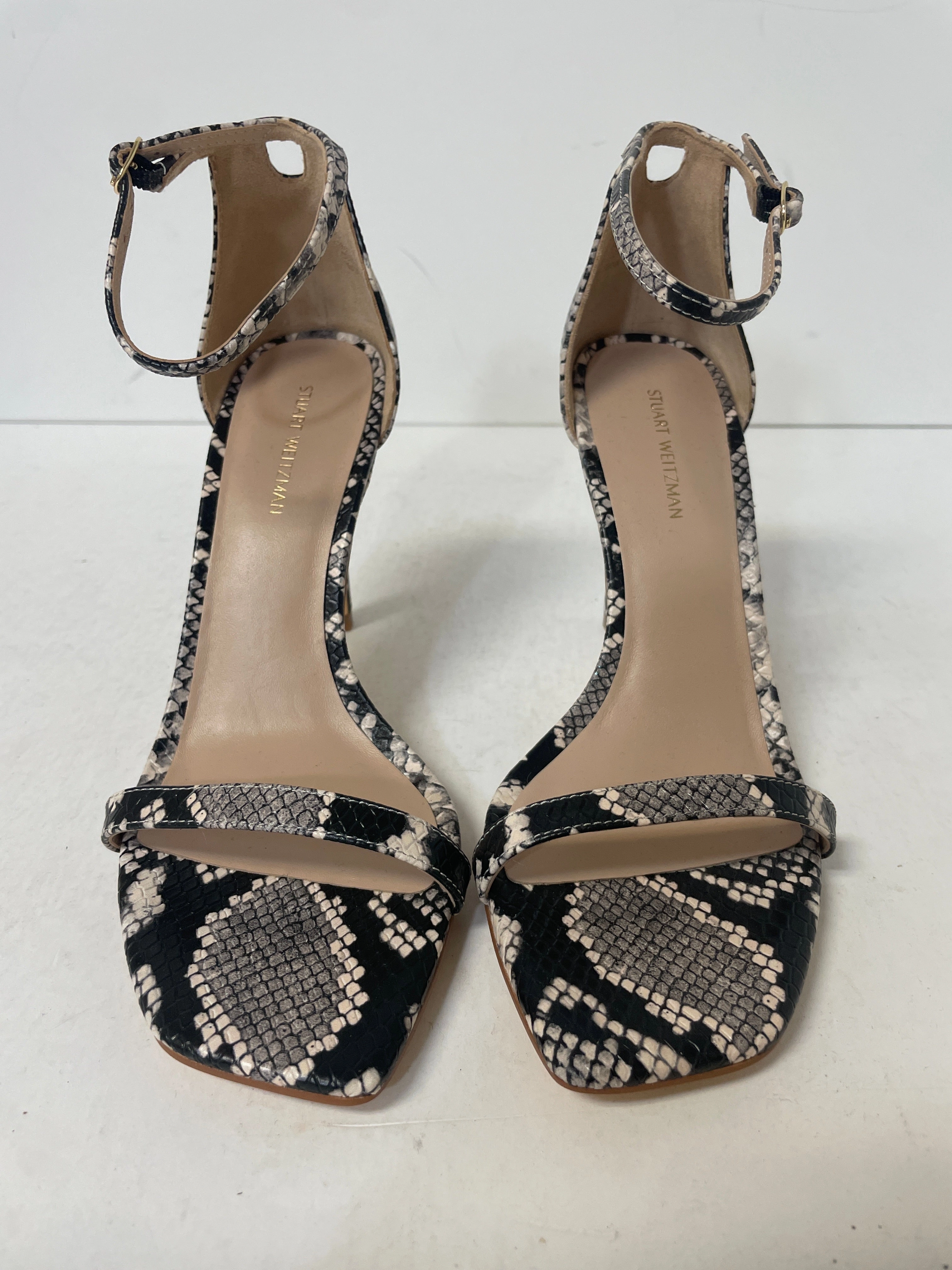 Comfortable Pumps Animal Print Shoes Heels Stiletto Stuart Weitzman, Size 8