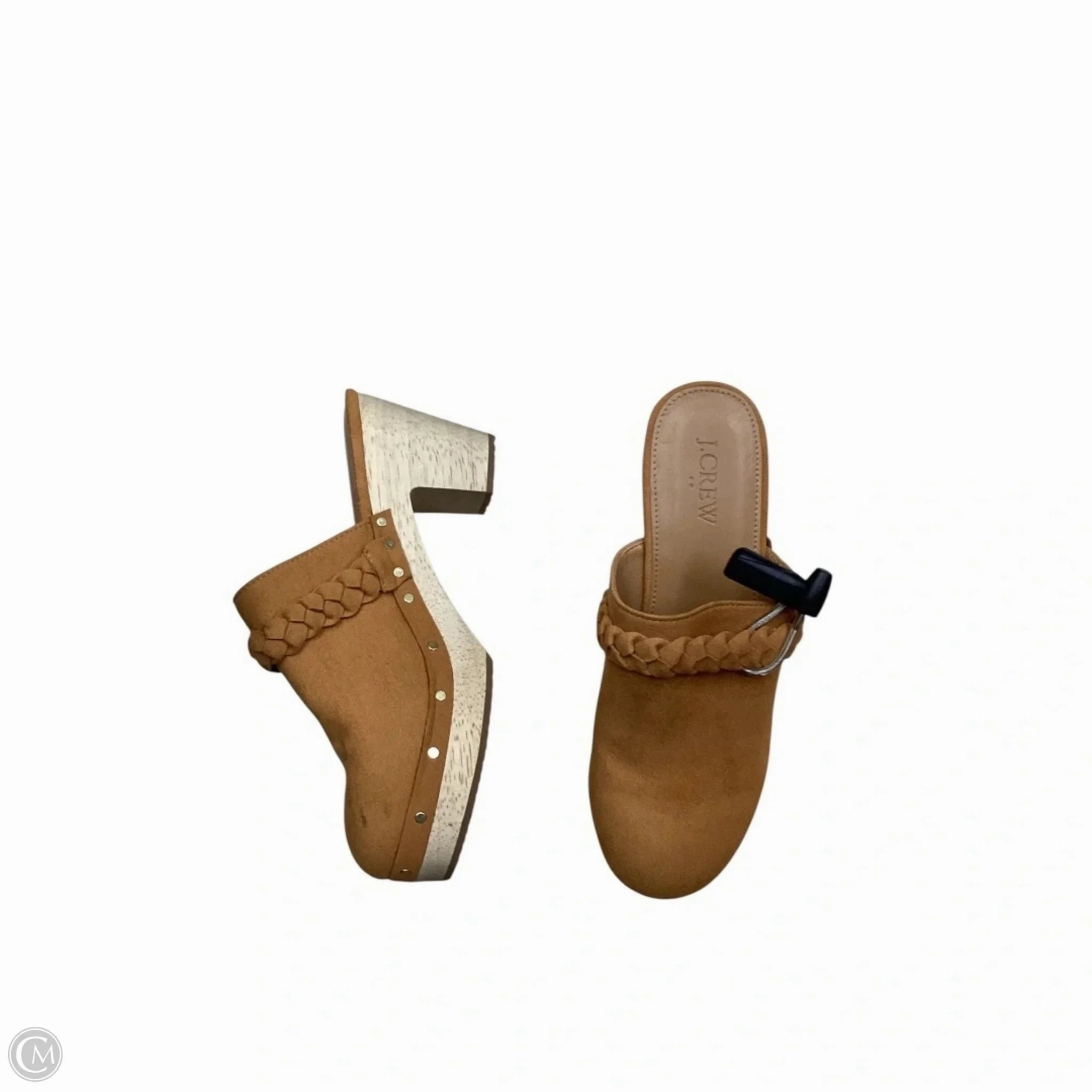 Shoes Heels Block By J. Crew In Brown, Size: 6.5 Comfort Fit