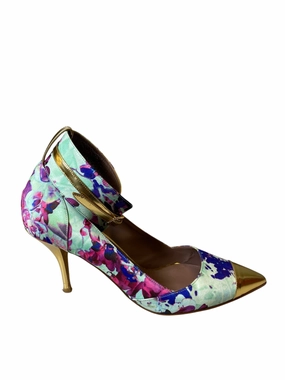 Timeless Sandals Shoes Heels Stiletto By Clothes Mentor In Multi-colored, Size: 8