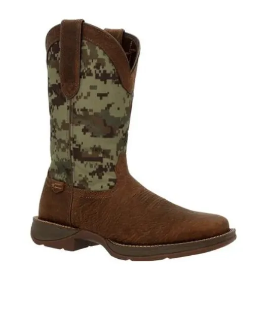 Cold Ready Insulated Weekend Camping DURANGO REBEL GREEN DIGI CAMO WESTERN BOOT STYLE DDB0329