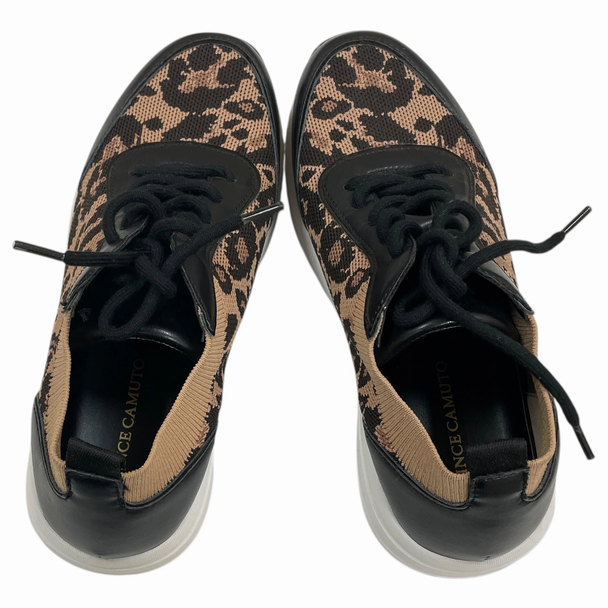 Shoes Sneakers By Vince Camuto In Animal Print, Size:7.5 Neutral Base