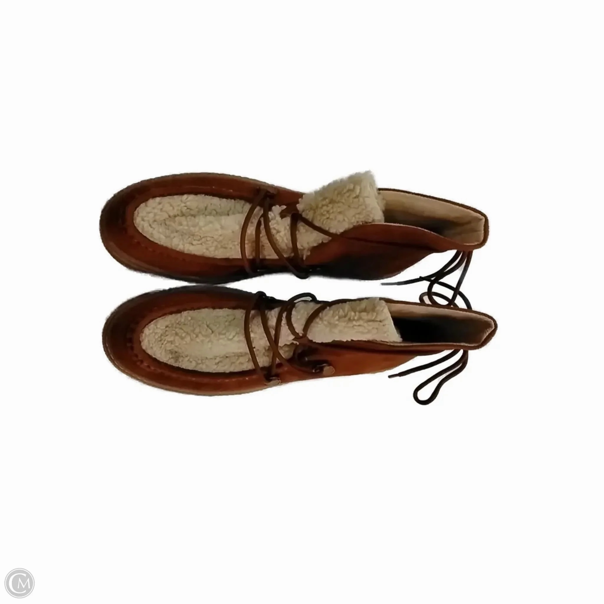 Shoes Sneakers By Hush Puppies In Brown, Size: 12 Flex Groove System Glossy Finish