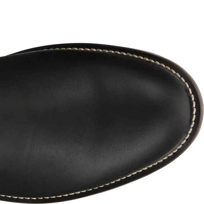 Justin Mens Braswell Black Western Boots Style RP3741 Strong Sole