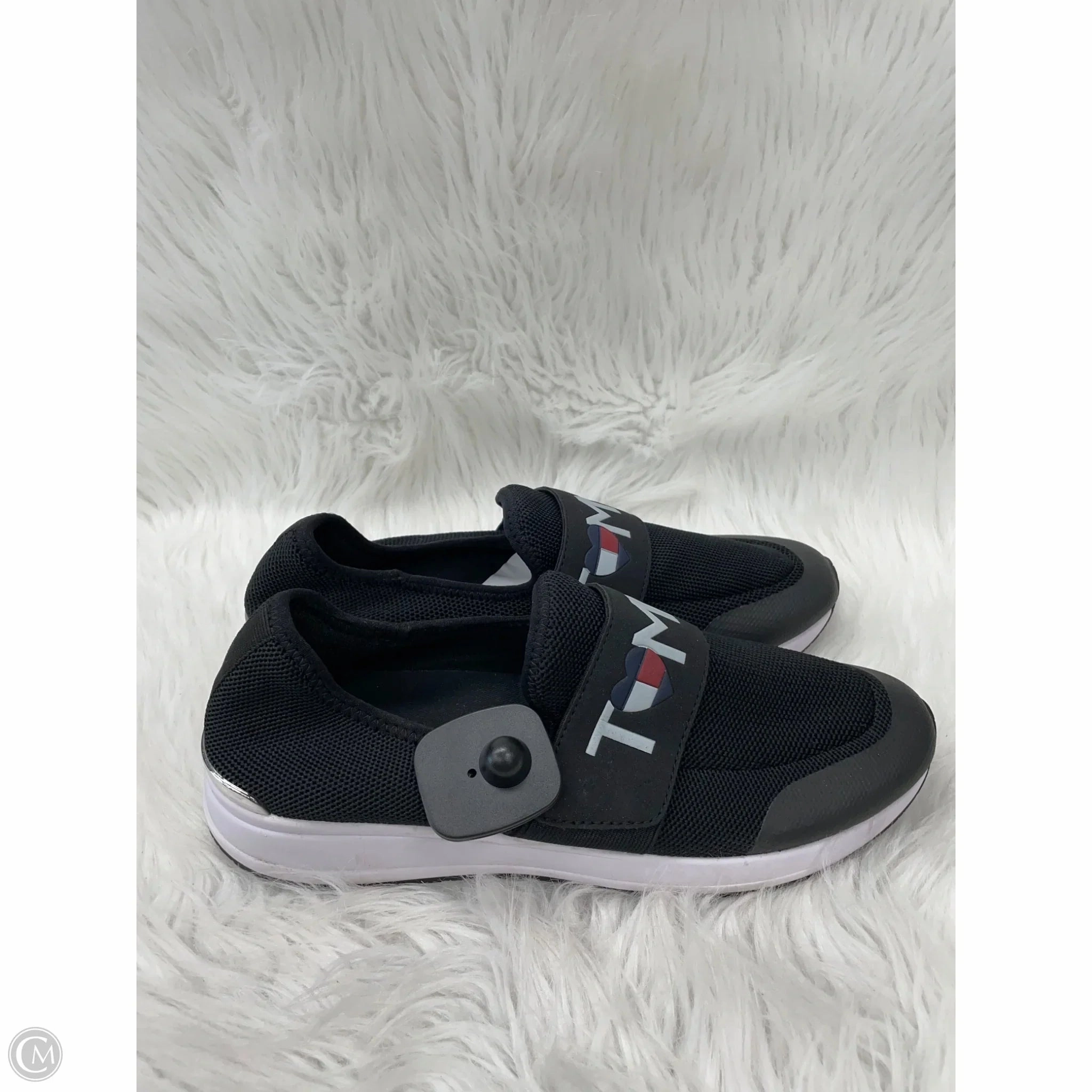 Shoes Sneakers By Tommy Hilfiger In Black, Size: 10 Gentle Support Reinforced Heel Counter