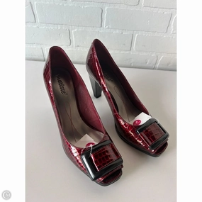 Shoes Heels Block By Matisse In Black & Red, Size: 10 Chic Pumps Slip Resistant