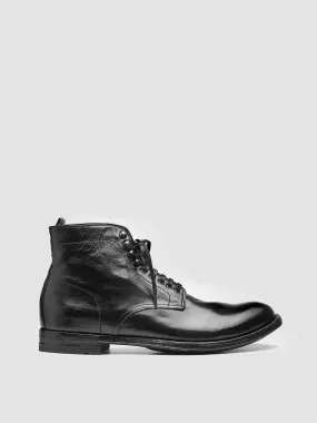 ANATOMIA 013 - Black Leather Ankle Boots Feather Light Snow Trekker