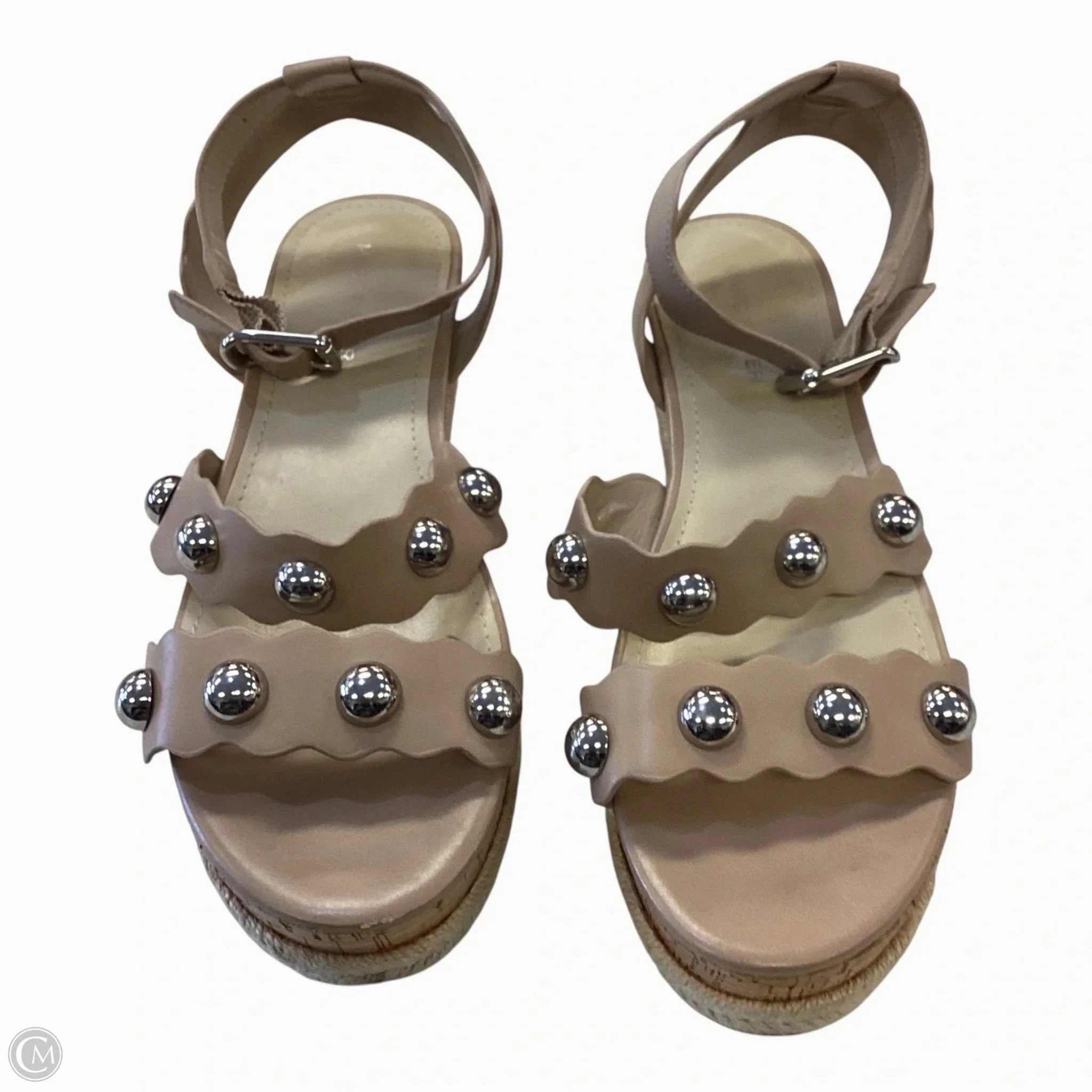 Heel Support Vintage Stiletto Shoes Shoes Heels Block By Marc Fisher In Tan, Size: 8.5