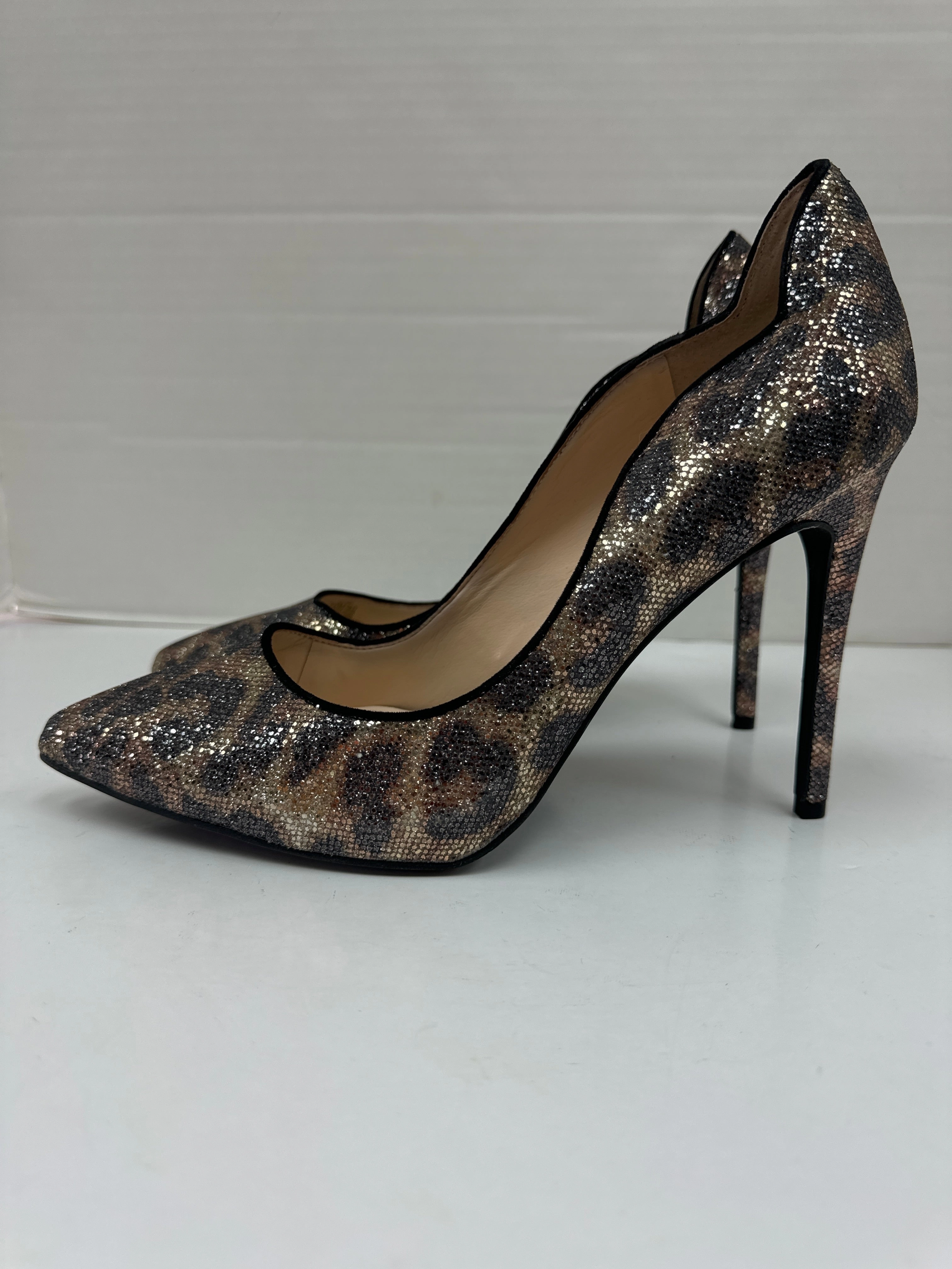Animal Print Shoes Heels Stiletto Jessica Simpson, Size 10 Slip On Design