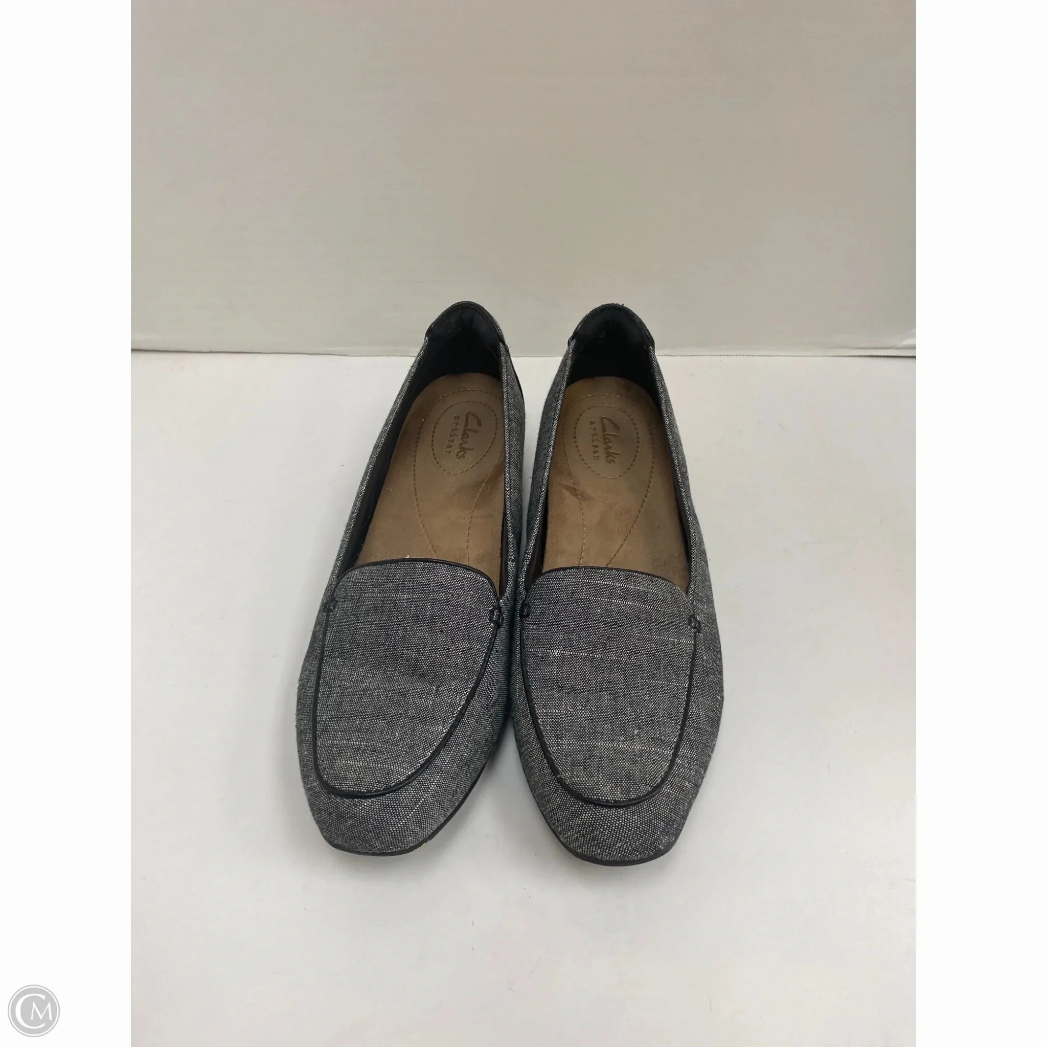 Stable Fit Shoes Heels Block By Clarks In Grey, Size: 7.5