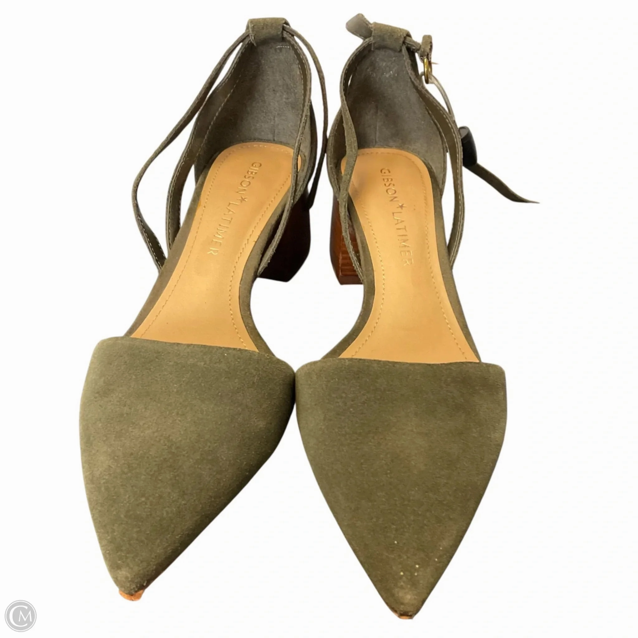 Responsive Shoes Heels Block By Gibson And Latimer In Green, Size: 8