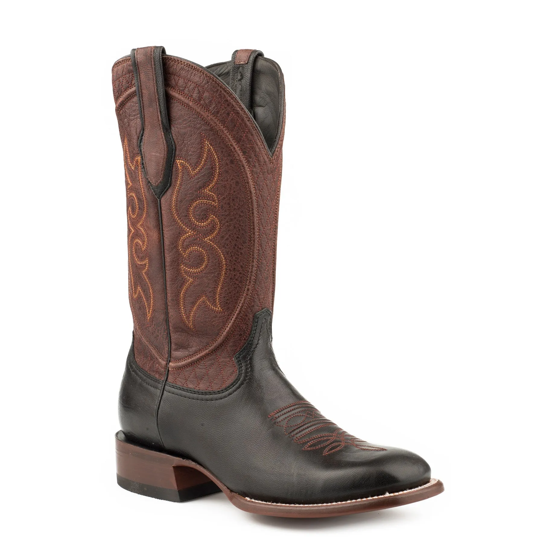 Low Ankle Style Stetson Mens JBS Bridger Handmade Boots Black Brown Style 12-020-1850-0109