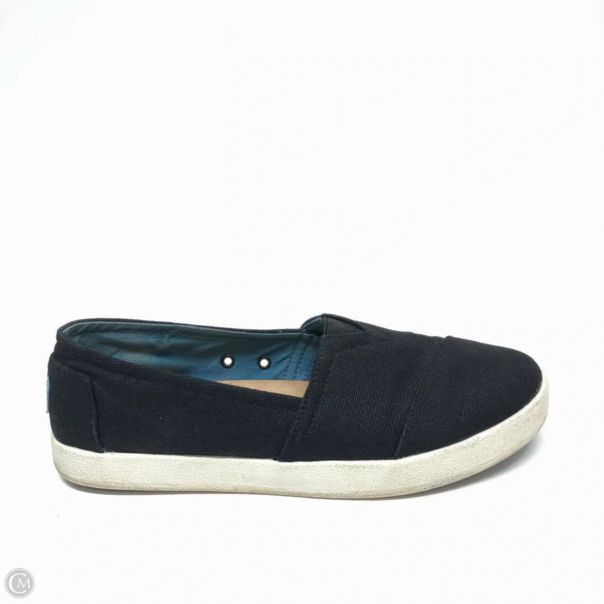 Gym Shoes Recycled Material Design Shoes Sneakers By Toms In Black, Size: 8