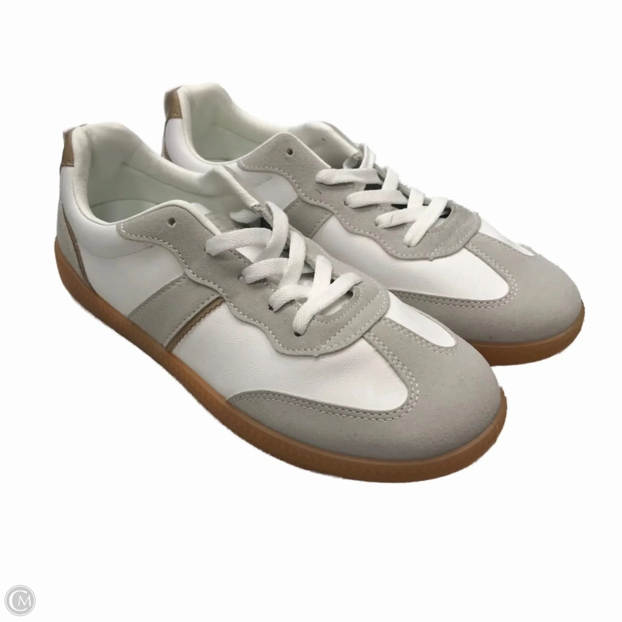 Shoes Sneakers By Fashion In Grey & White, Size: 9 Cloud Feel No irritation