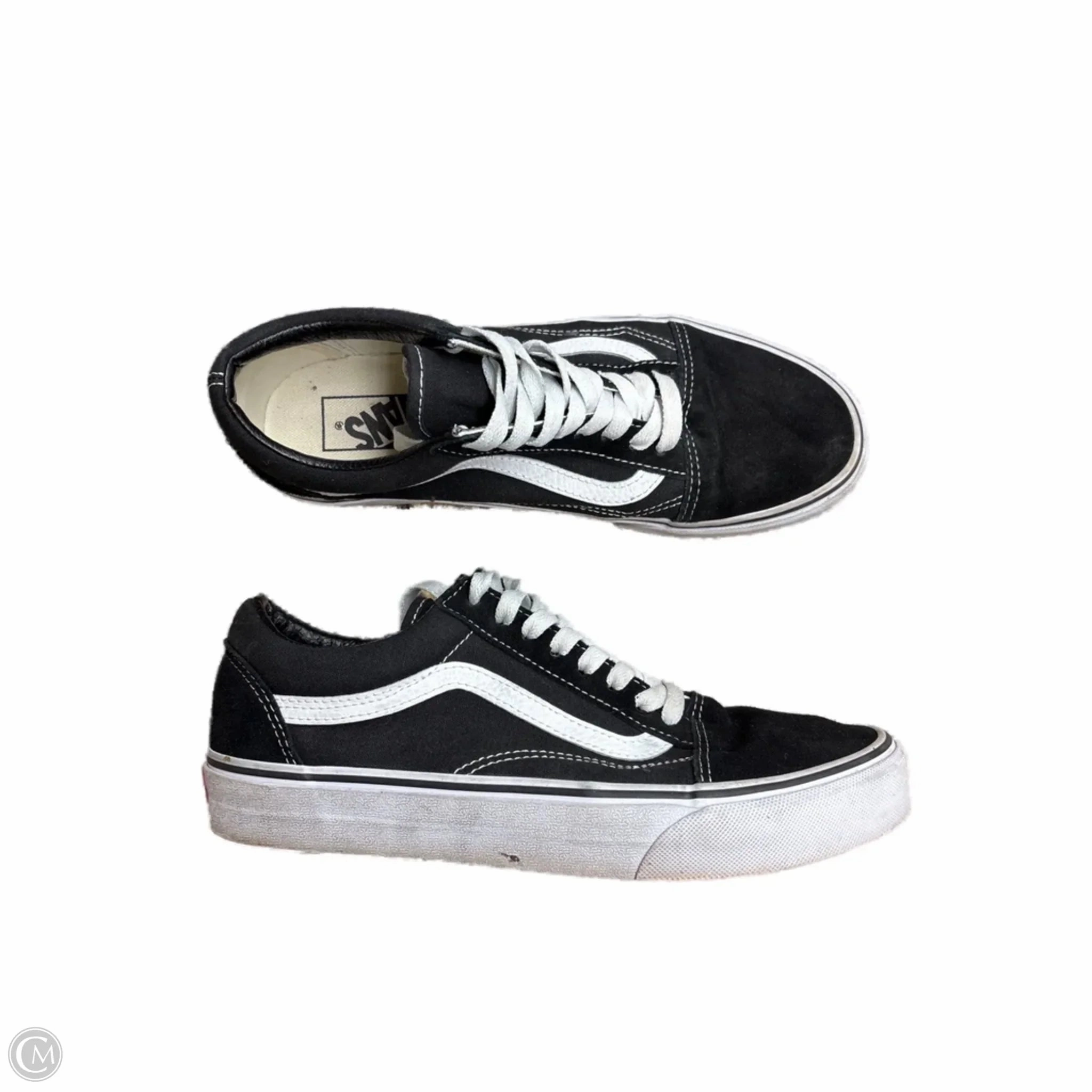 Shoes Sneakers By Vans In Black & White, Size: 9.5 Daily Walk