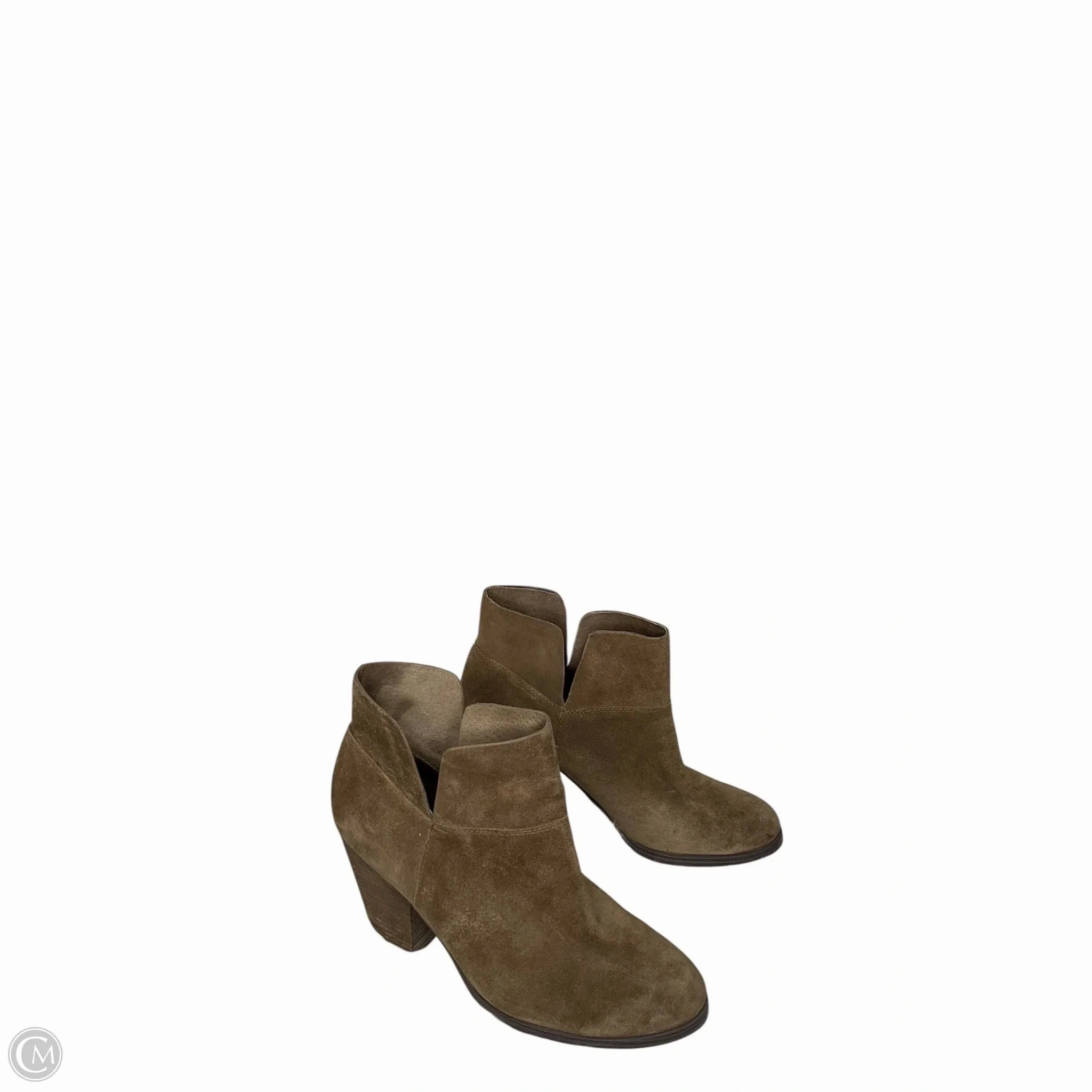 Anti blister Glam Heels Shoes Heels Block By Vince Camuto In Brown, Size: 10