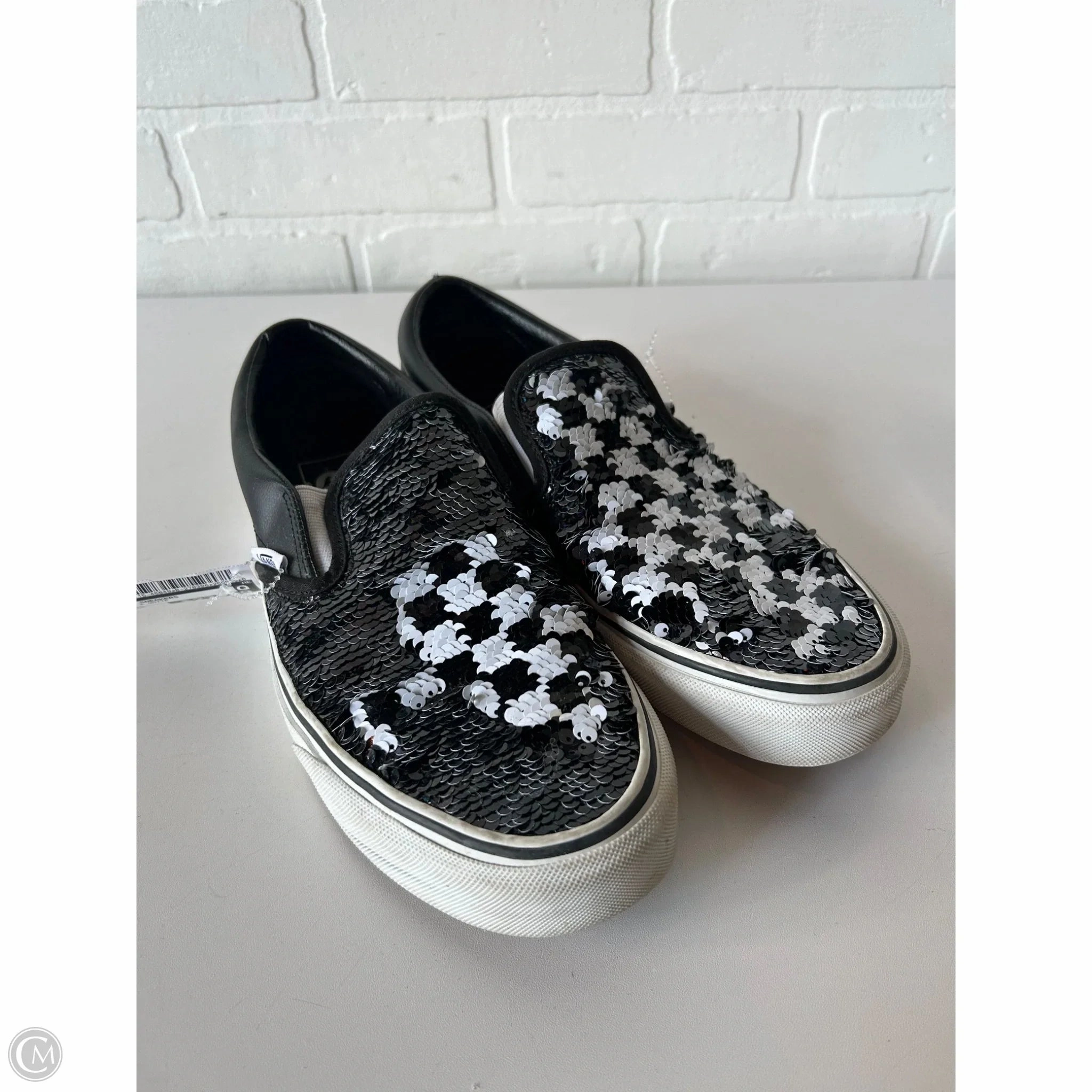 Running Errands Shoes Sneakers By Vans In Black & White, Size: 10