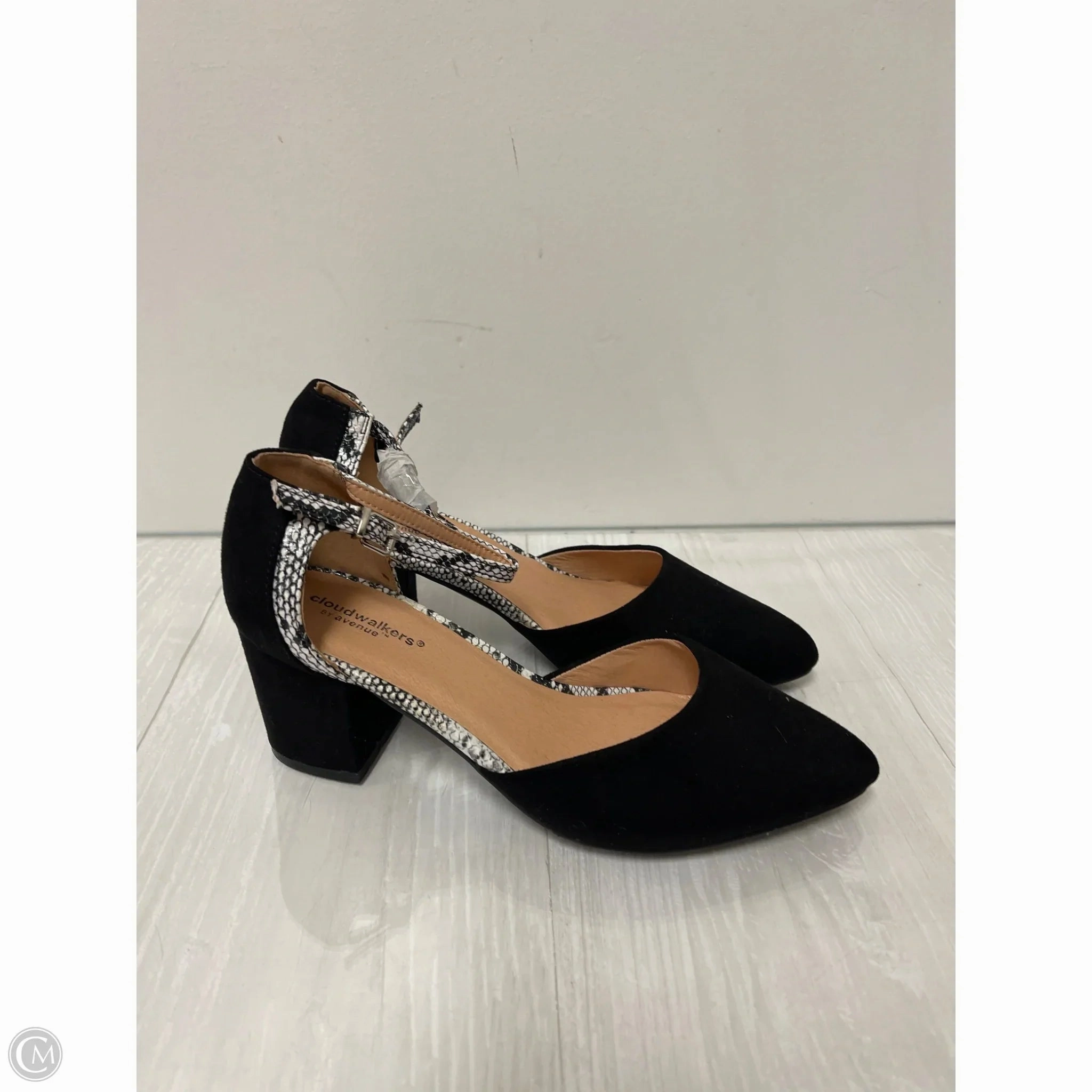 Shoes Heels Block By Cloudwalkers In Black, Size: 7 Smart High Heels