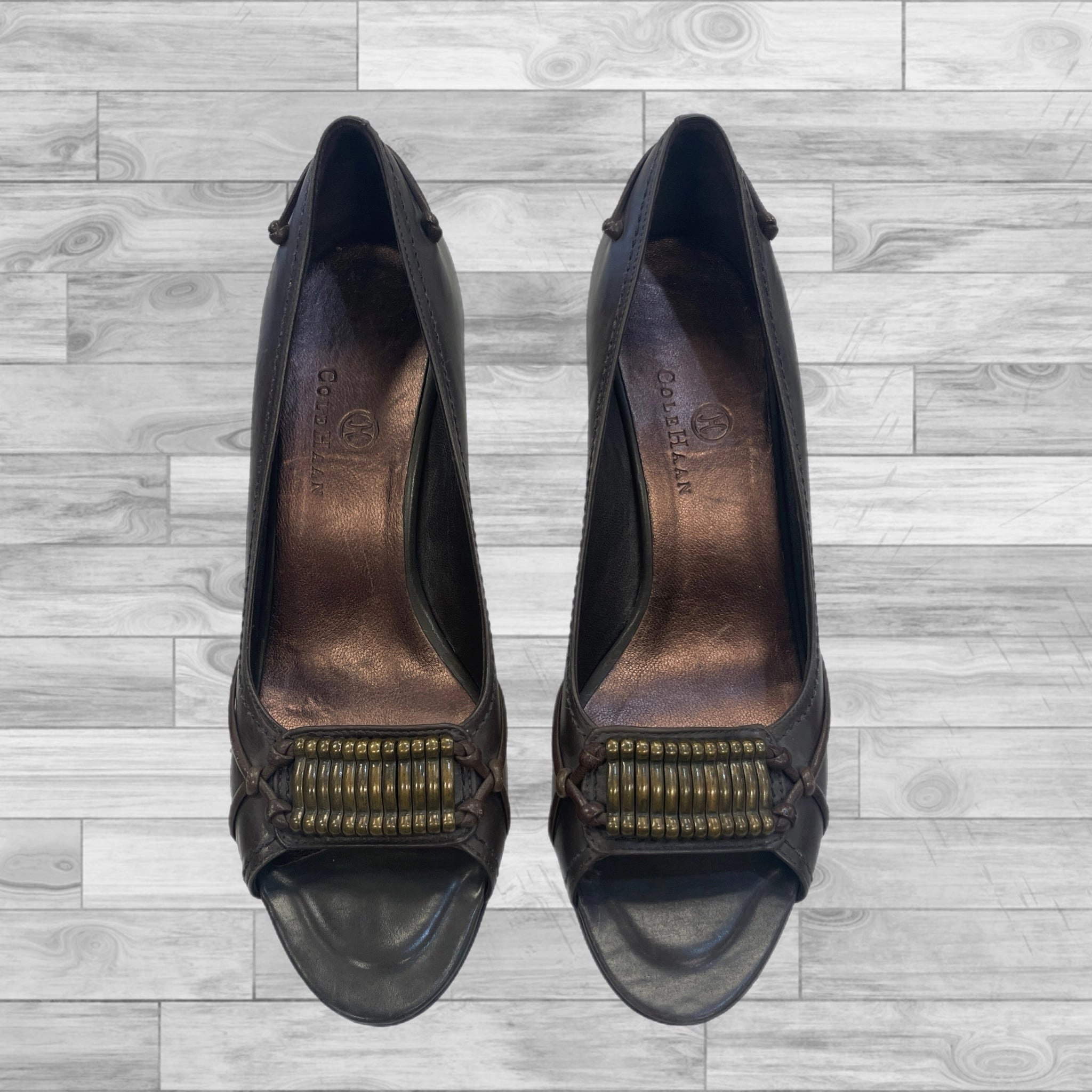 Occasion Shoes Shoes Heels Stiletto By Cole-haan In Brown, Size: 7.5