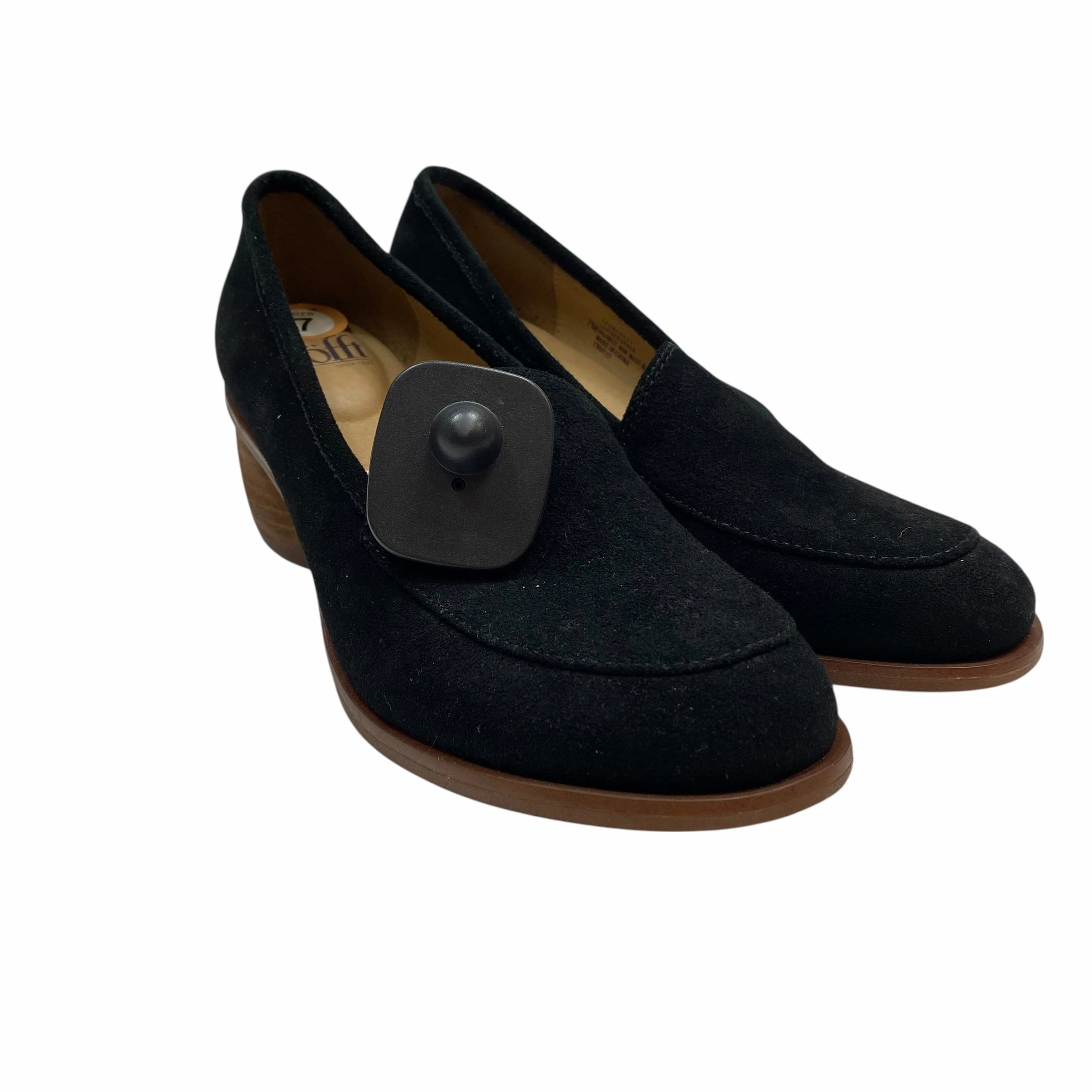 Shoes Heels Block By Sofft In Black, Size:7 Traction Outsole