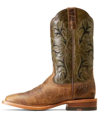 Compact Form Ariat Cowboss Crinkled Brown Boots Style 10046854