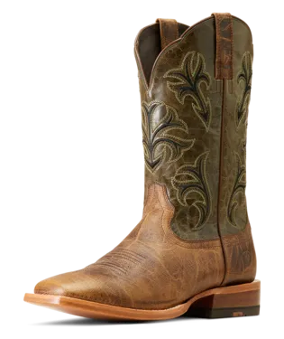 Ariat Cowboss Crinkled Brown Boots Style 10046854 Breathable mesh