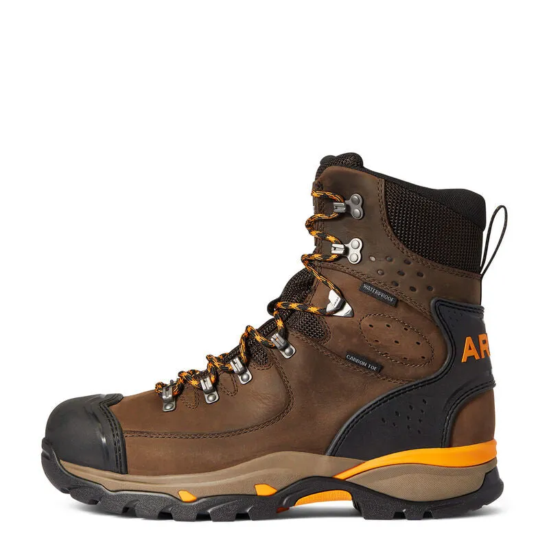Ariat Endeavor 8" Waterproof Carbon Toe Work Boot Style 10038373 Thermal Core All Day Wear Anti Odor Snowy Path