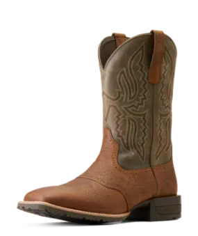 ARIAT HYBRID RANCHWAY WESTERN BOOTS STYLE 10046987 Durable Shell Stylish Explorer Cushioned Step Weather Resistant User