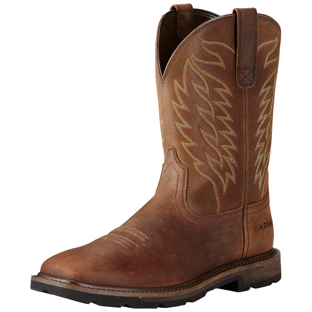 All Activity Luggage Ready Ariat Men's Groundbreaker Square Toe Western Work Boots Style 10020059