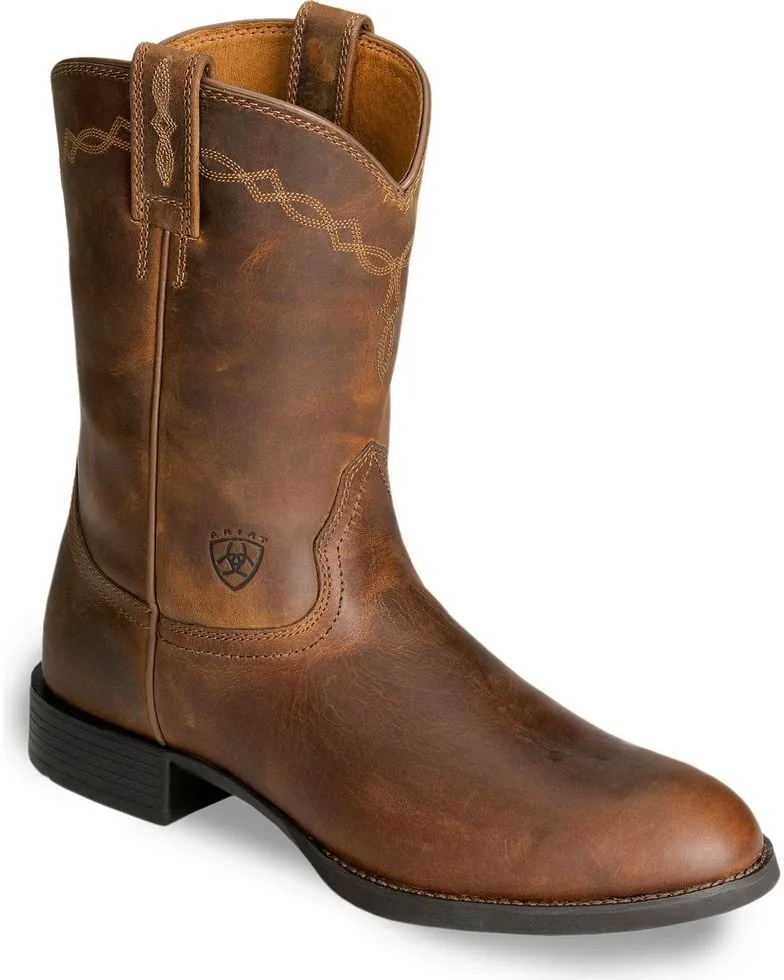 Rugged And Durable Padded Interior Comfort Seeker Ariat Men's Heritage 10" Western Boots Style 10002284
