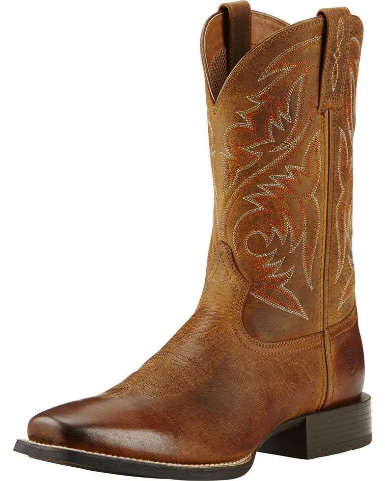 Ariat Men's Sport Herdsman Western Boots Style 10018702 All Weather Outdoor Explorer