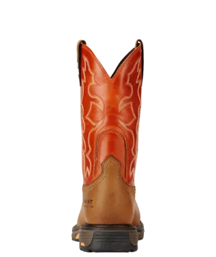 Zipper Design Ariat Mens Workhog Square Composite Toe Boots Style 10017170