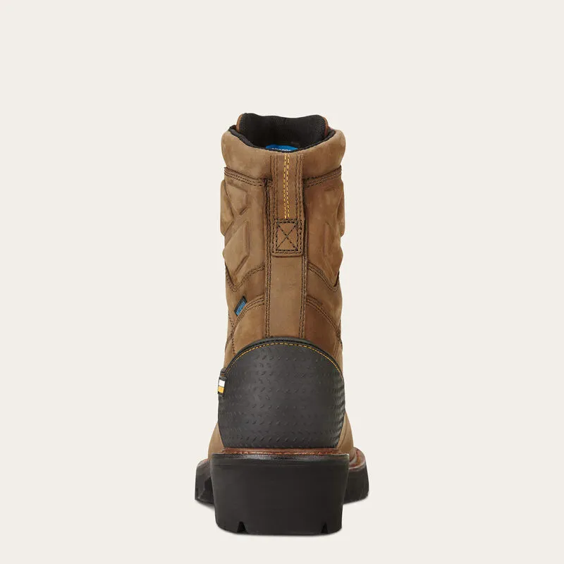 Ariat Powerline 8" Waterproof Work Boot Style 10018563 Thermal Core Windy Weather