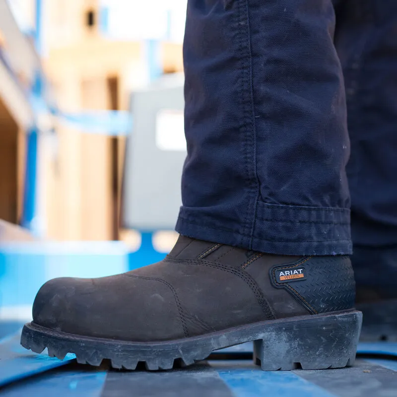 Ariat Powerline Waterproof 400g Composite Toe Work Boot Style 10018569 Anti-slip Travel Essential