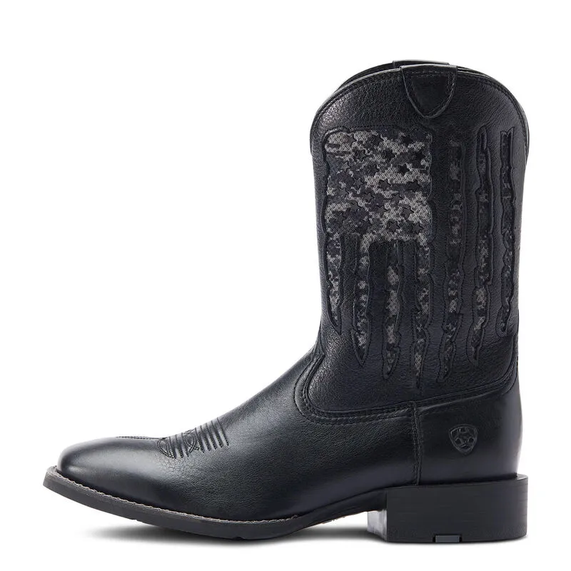Ariat Sport My Country VentTEK Western Boot Style 10044563 Trail Mode Casual Look