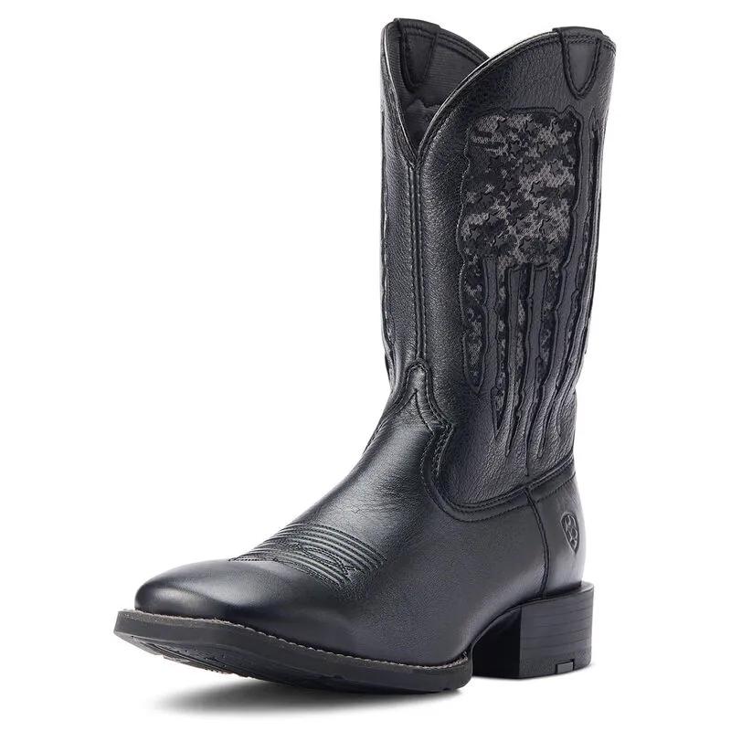 Ariat Sport My Country VentTEK Western Boot Style 10044563 Flexible Frame Urban Traveler Construction Fit