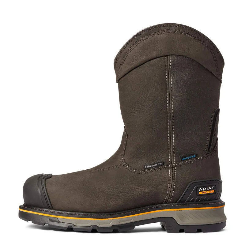 Ariat Stump Jumper Pull-On Waterproof Composite Toe Work Boot Style 10038282 Protective Lining High Traction All Day Wear